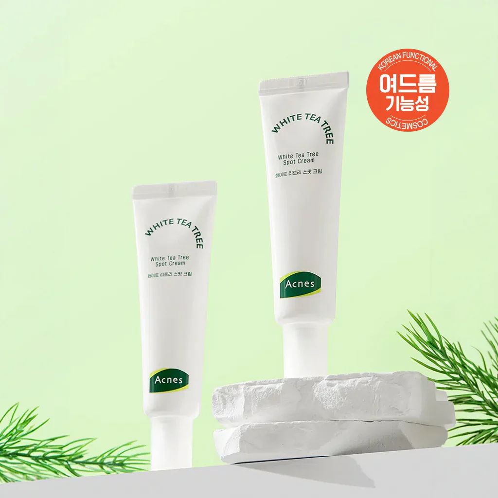 [DAISO] ACNES White Tea Tree Spot Cream - 30ml