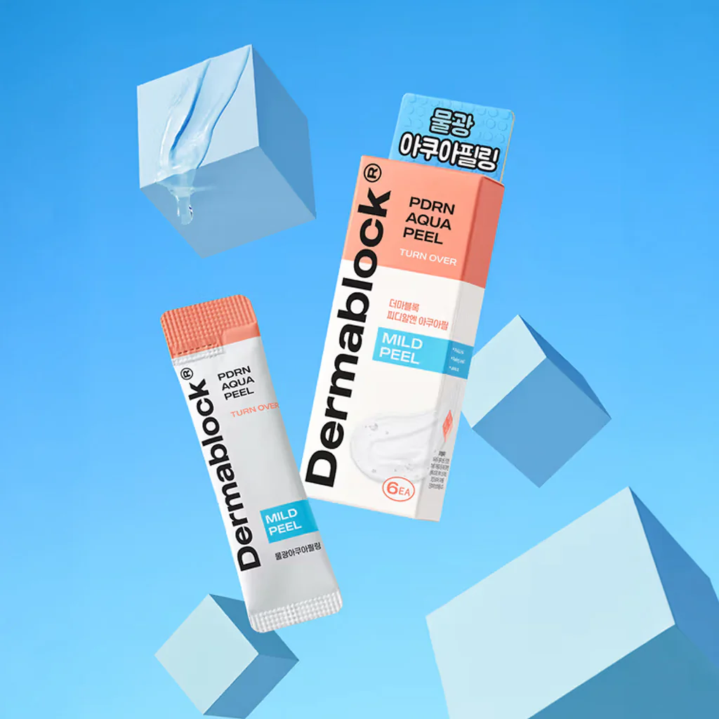 [DAISO] DERMABLOCK PDRN Aqua Peel - 1pack (3mlx6ea)
