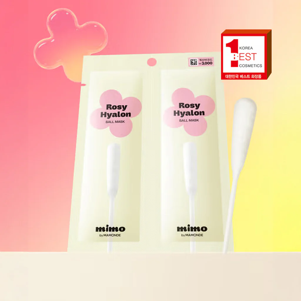 [DAISO] MAMONDE Rosy Hyalon Ball Mask - 1pack(3.5mlx2ea)