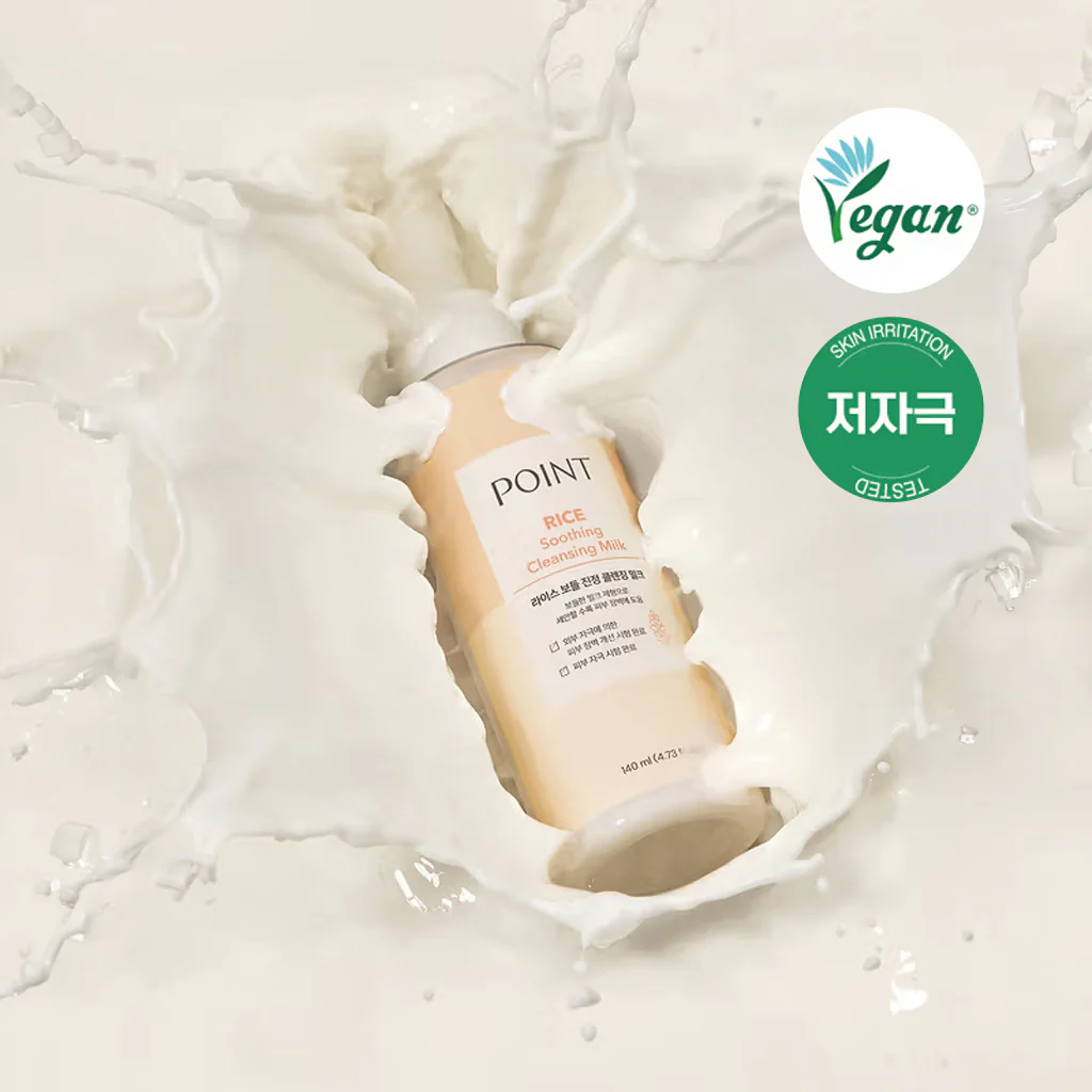 [DAISO] POINT Rice Soothing Cleansing Milk - 140ml