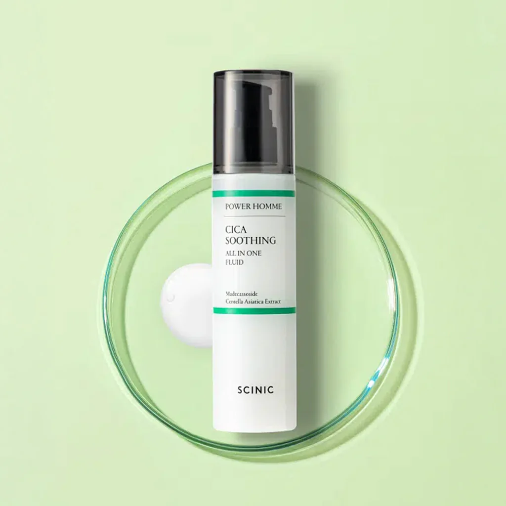 [DAISO] SCINIC Power Homme Cica Soothing All In One Fluid - 150ml