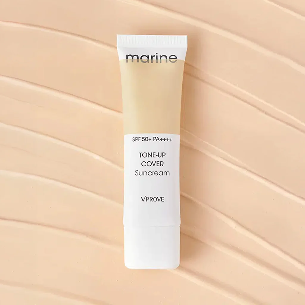 [DAISO] VPROVE Marine Tone Up Cover Suncream - 50ml