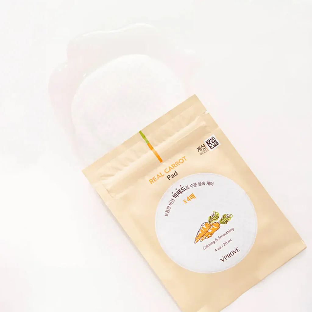 [DAISO] VPROVE Real Carrot Pad - 1pack (20mlx4ea)