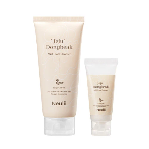 ♣ONLY $3.5♣ Jeju Dongbeak Mild Foam Cleanser - 1pack (120g+30g) (EXP 2026-06-15)