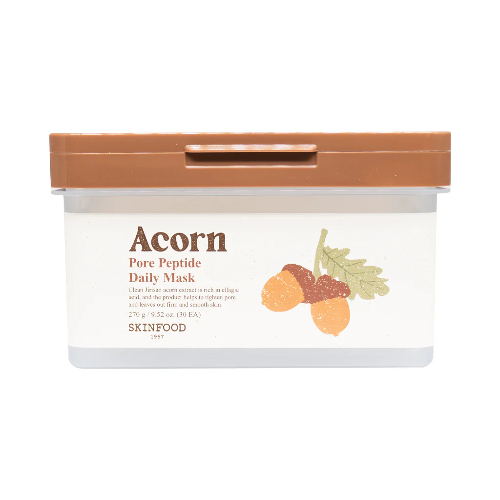 [SKINFOOD] Acorn Pore Peptide Daily Mask - 270g (30ea)